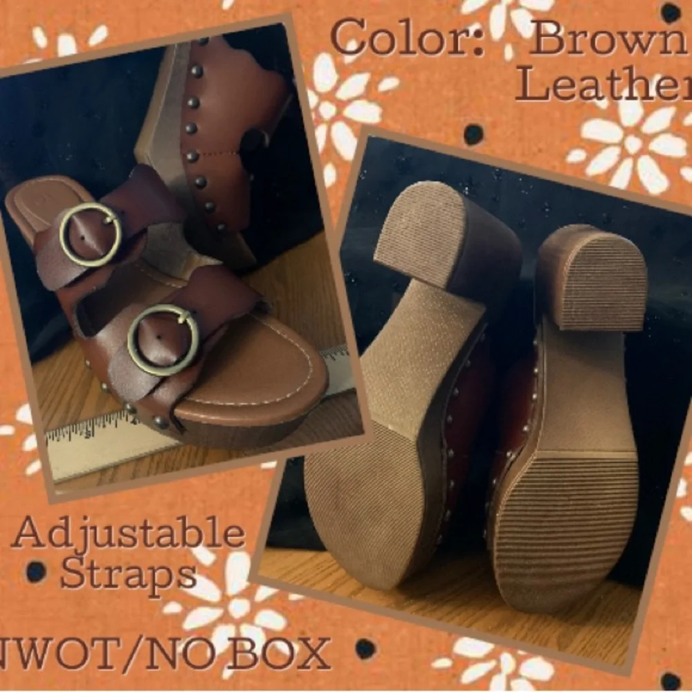 Kacie Studded Brown Women's Shoes - Picture 2 of 3